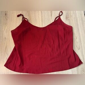 Red Women's tank Top sleeveless shirt